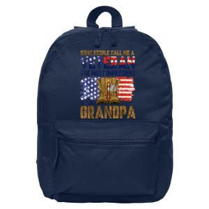 Some People Call Me A Veteran The Most Important Call Me Grandpa 16 in Basic Backpack