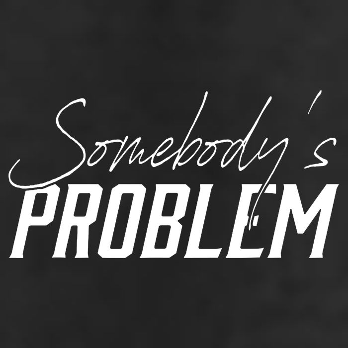 Somebody's Problem Country 7 Panel Mesh Trucker Snapback Hat