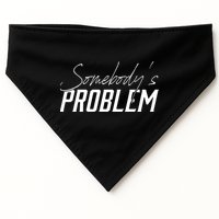 Somebody's Problem Country USA-Made Doggie Bandana