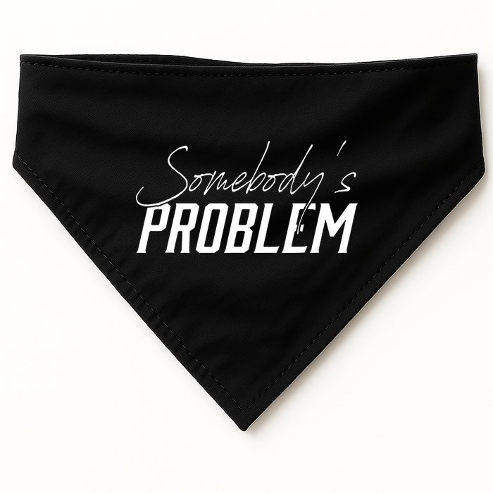 Somebody's Problem Country USA-Made Doggie Bandana
