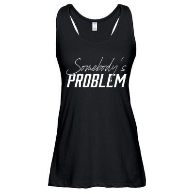 Somebody's Problem Country Ladies Essential Flowy Tank