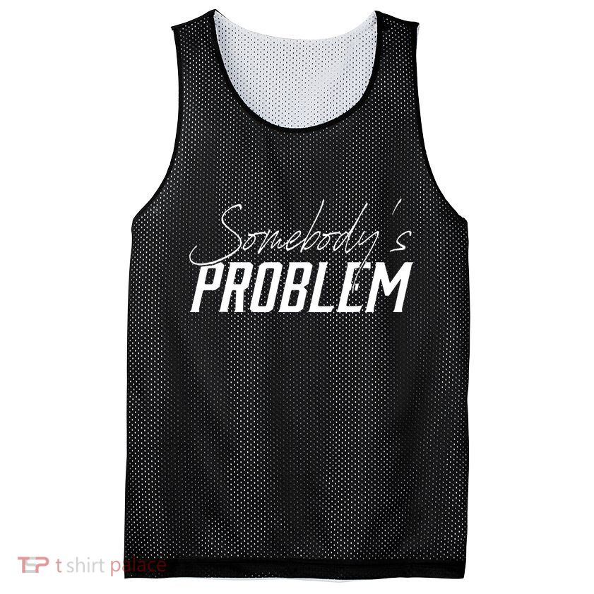 Somebody's Problem Country Mesh Reversible Basketball Jersey Tank