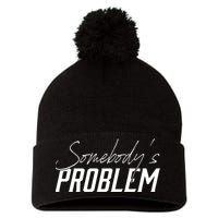 Somebody's Problem Country Pom Pom 12in Knit Beanie