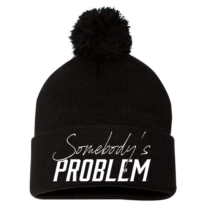 Somebody's Problem Country Pom Pom 12in Knit Beanie