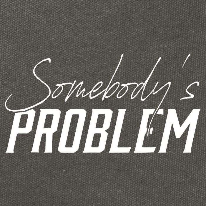 Somebody's Problem Country Cotton Canvas Backpack