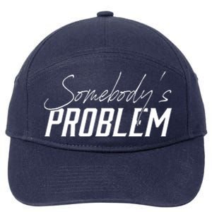 Somebody's Problem Country 7-Panel Snapback Hat