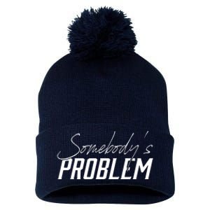 Somebody's Problem Country Pom Pom 12in Knit Beanie