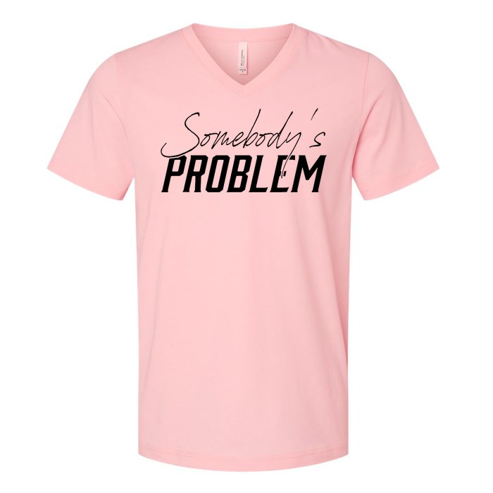 Somebody's Problem Country V-Neck T-Shirt