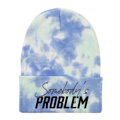 Somebody's Problem Country Tie Dye 12in Knit Beanie