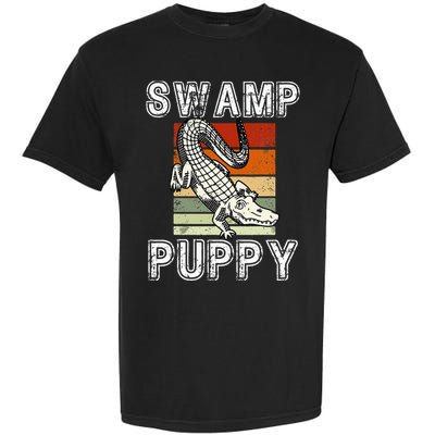 Swamp Puppy Cute Funny Sarcastic Alligator Crocodile Garment-Dyed Heavyweight T-Shirt