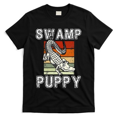 Swamp Puppy Cute Funny Sarcastic Alligator Crocodile T-Shirt