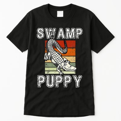 Swamp Puppy Cute Funny Sarcastic Alligator Crocodile Tall T-Shirt