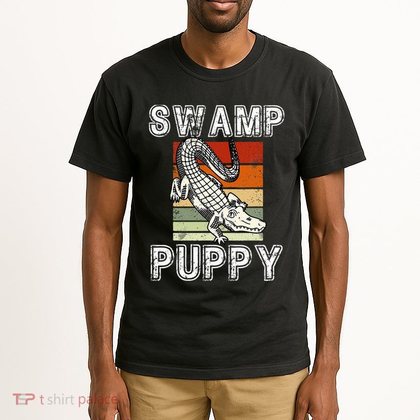Swamp Puppy Cute Funny Sarcastic Alligator Crocodile Tall T-Shirt