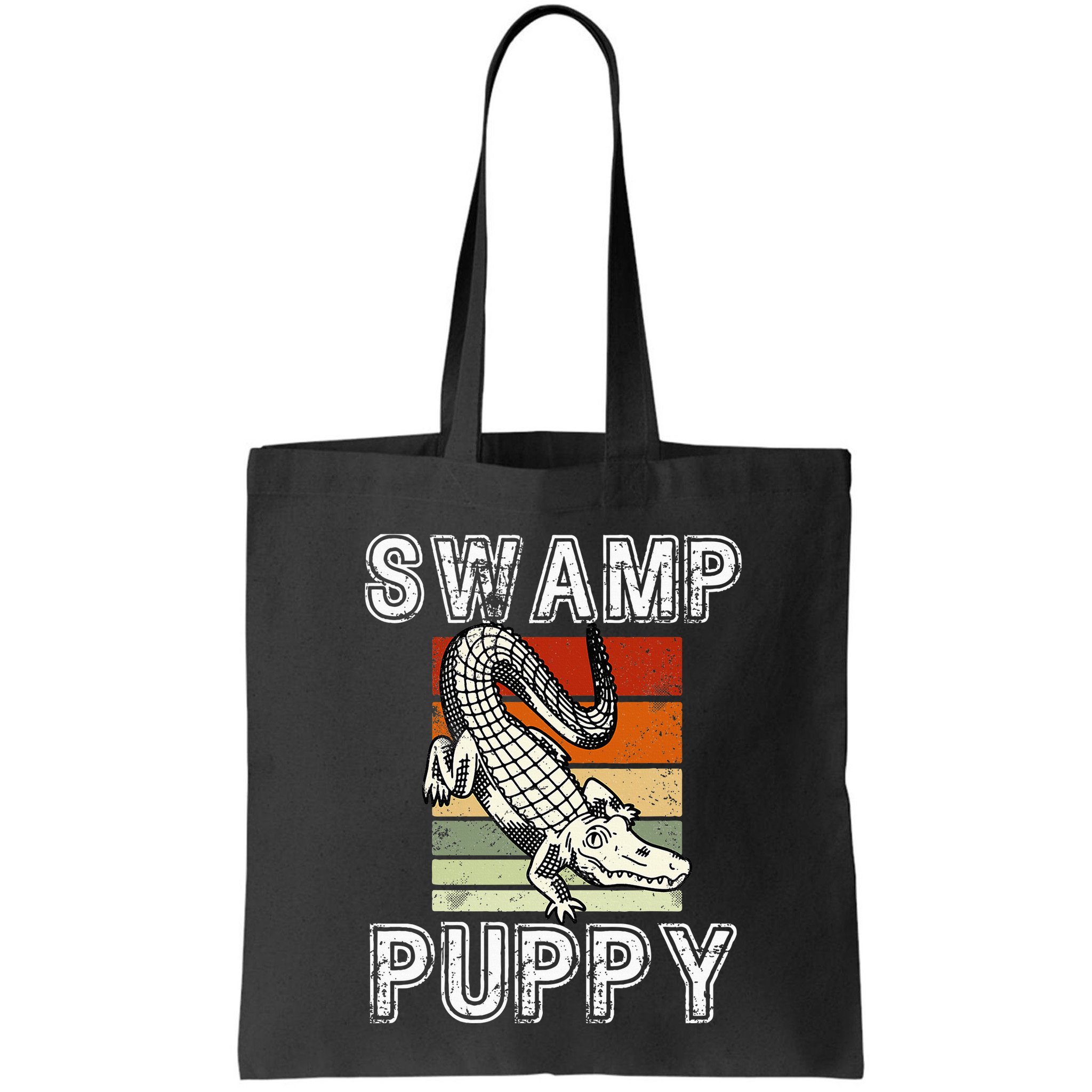 Swamp Puppy Cute Funny Sarcastic Alligator Crocodile Bag