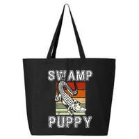 Swamp Puppy Cute Funny Sarcastic Alligator Crocodile 25L Jumbo Tote
