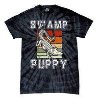 Swamp Puppy Cute Funny Sarcastic Alligator Crocodile Tie-Dye T-Shirt