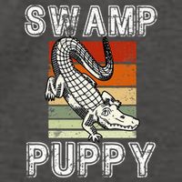 Swamp Puppy Cute Funny Sarcastic Alligator Crocodile Vector Backpack