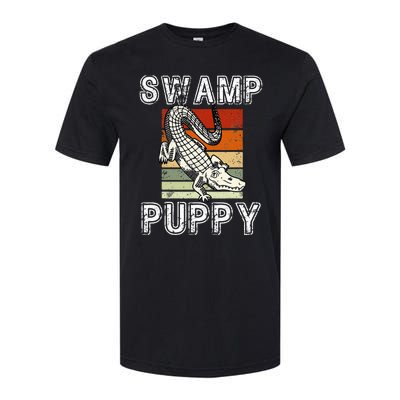 Swamp Puppy Cute Funny Sarcastic Alligator Crocodile Softstyle® CVC T-Shirt