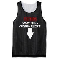 Small Parts Choking Hazard Funny Embarrassing Inappropriate Mesh Reversible Basketball Jersey Tank