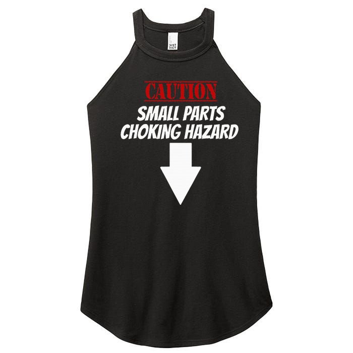 Small Parts Choking Hazard Funny Embarrassing Inappropriate Women's Perfect Tri Rocker Tank