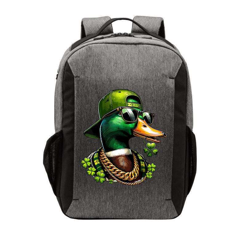 Saint Patricks Call Me Lucky Mallard Duck St Patricks Day Vector Backpack