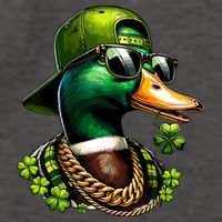 Saint Patricks Call Me Lucky Mallard Duck St Patricks Day Vector Backpack