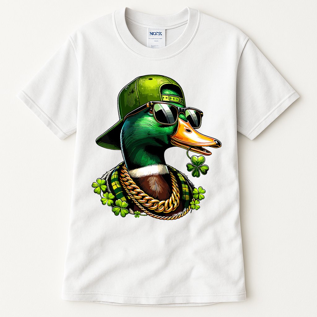 Saint Patricks Call Me Lucky Mallard Duck St Patricks Day Tall T-Shirt
