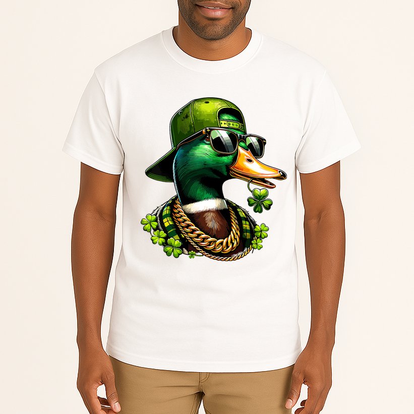 Saint Patricks Call Me Lucky Mallard Duck St Patricks Day Tall T-Shirt