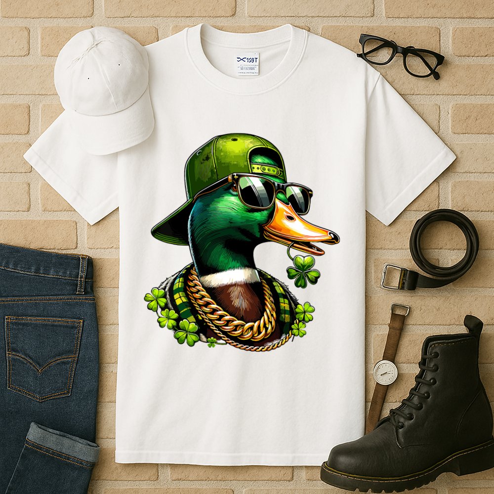 Saint Patricks Call Me Lucky Mallard Duck St Patricks Day Tall T-Shirt