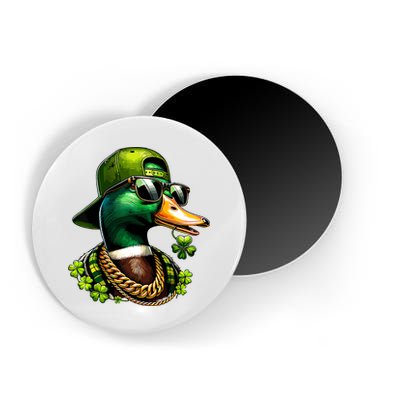 Saint Patricks Call Me Lucky Mallard Duck St Patricks Day Magnet