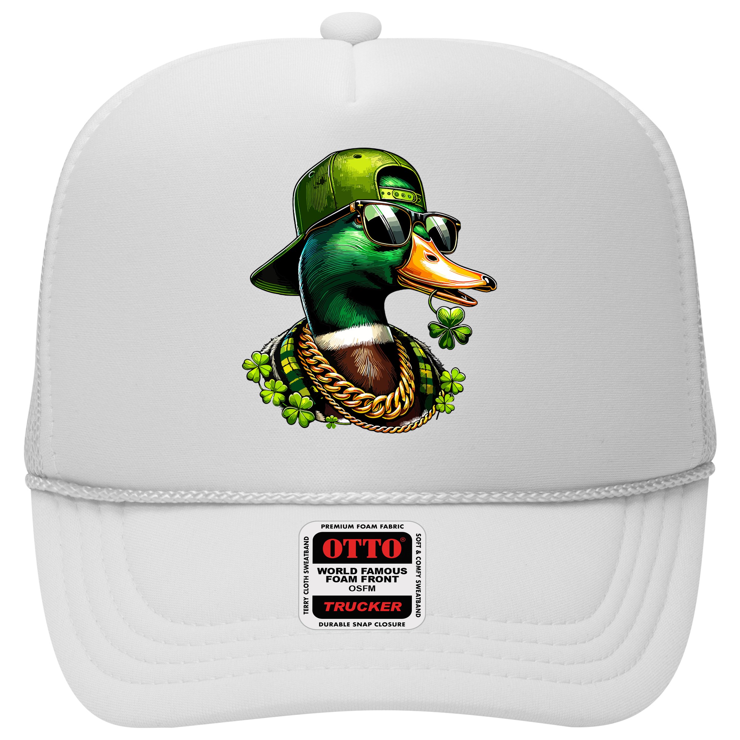 Saint Patricks Call Me Lucky Mallard Duck St Patricks Day Hat