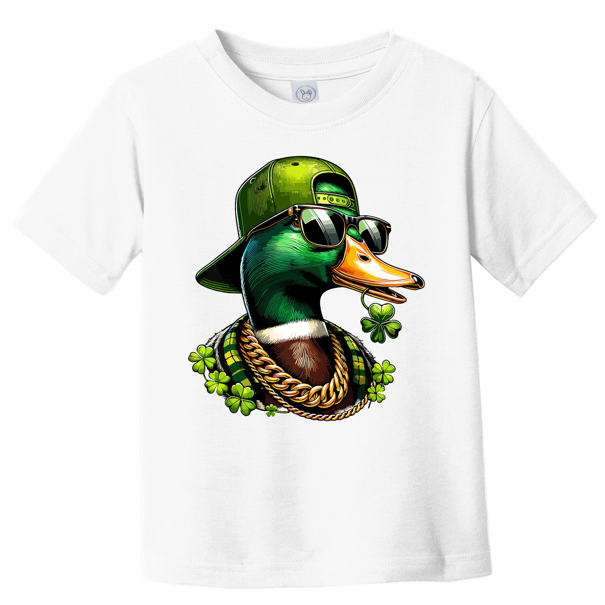 Saint Patricks Call Me Lucky Mallard Duck St Patricks Day Toddler T-Shirt