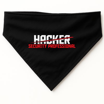 Security Professional Cybersecurity Cyber Hacker Hacking USA-Made Doggie Bandana