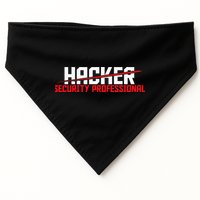 Security Professional Cybersecurity Cyber Hacker Hacking USA-Made Doggie Bandana