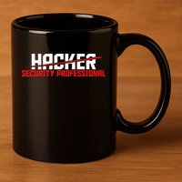Security Professional Cybersecurity Cyber Hacker Hacking 11oz C Handle Ceramic Mug