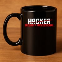 Security Professional Cybersecurity Cyber Hacker Hacking 11oz C Handle Ceramic Mug
