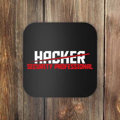 Security Professional Cybersecurity Cyber Hacker Hacking Coaster