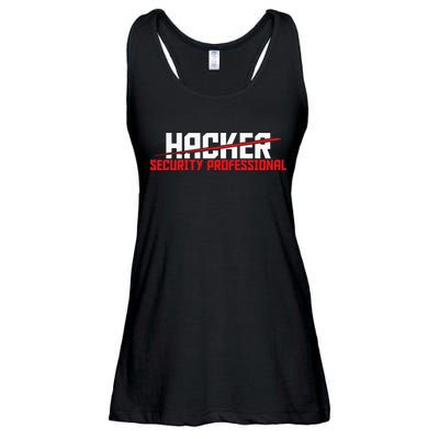 Security Professional Cybersecurity Cyber Hacker Hacking Ladies Essential Flowy Tank