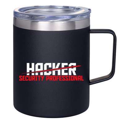 Security Professional Cybersecurity Cyber Hacker Hacking 12oz Stainless Steel Coffee Mug