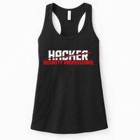 Security Professional Cybersecurity Cyber Hacker Hacking Womens Tank Top