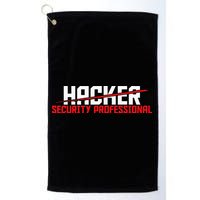 Security Professional Cybersecurity Cyber Hacker Hacking Golf Towel
