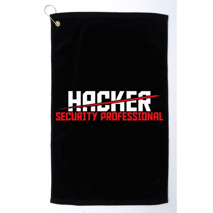 Security Professional Cybersecurity Cyber Hacker Hacking Golf Towel