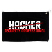 Security Professional Cybersecurity Cyber Hacker Hacking Grommeted Golf Towel