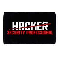 Security Professional Cybersecurity Cyber Hacker Hacking Microfiber Hand Towel
