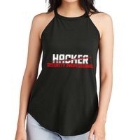 Security Professional Cybersecurity Cyber Hacker Hacking Women's Perfect Tri Rocker Tank