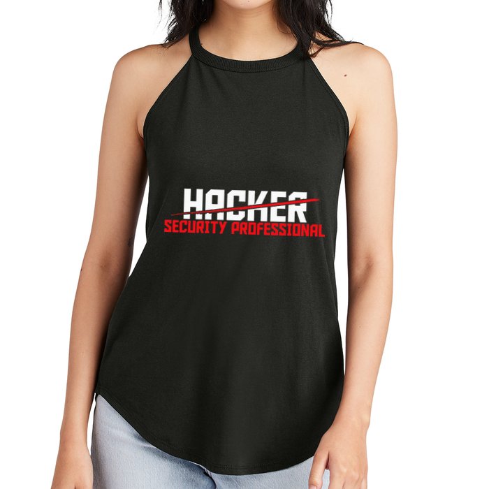 Security Professional Cybersecurity Cyber Hacker Hacking Women's Perfect Tri Rocker Tank