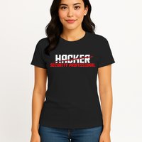 Security Professional Cybersecurity Cyber Hacker Hacking Womens T-Shirt