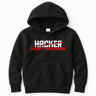 Security Professional Cybersecurity Cyber Hacker Hacking Kids Hoodie