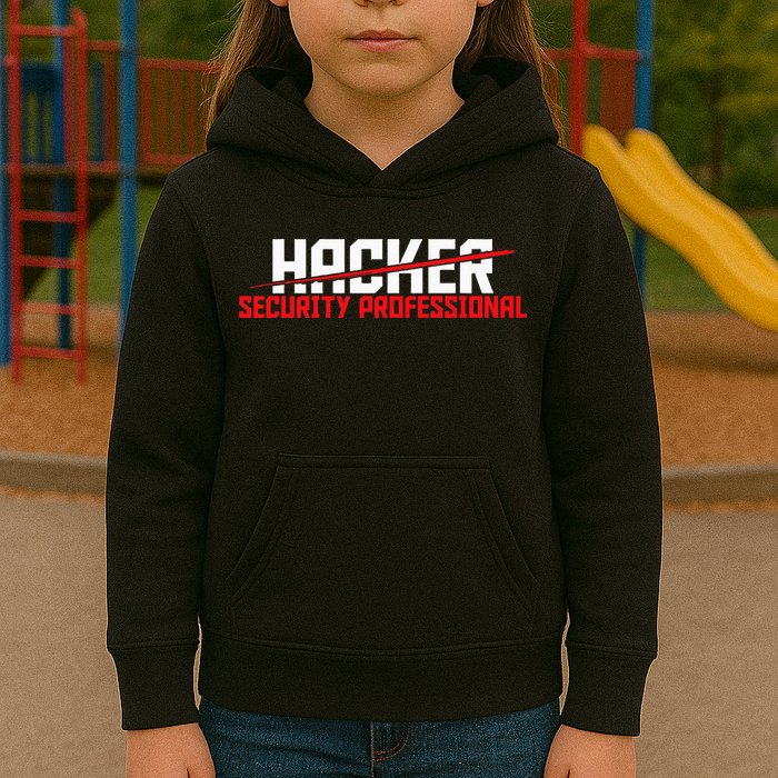 Security Professional Cybersecurity Cyber Hacker Hacking Kids Hoodie