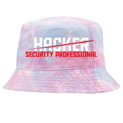 Security Professional Cybersecurity Cyber Hacker Hacking Tie-Dyed Bucket Hat